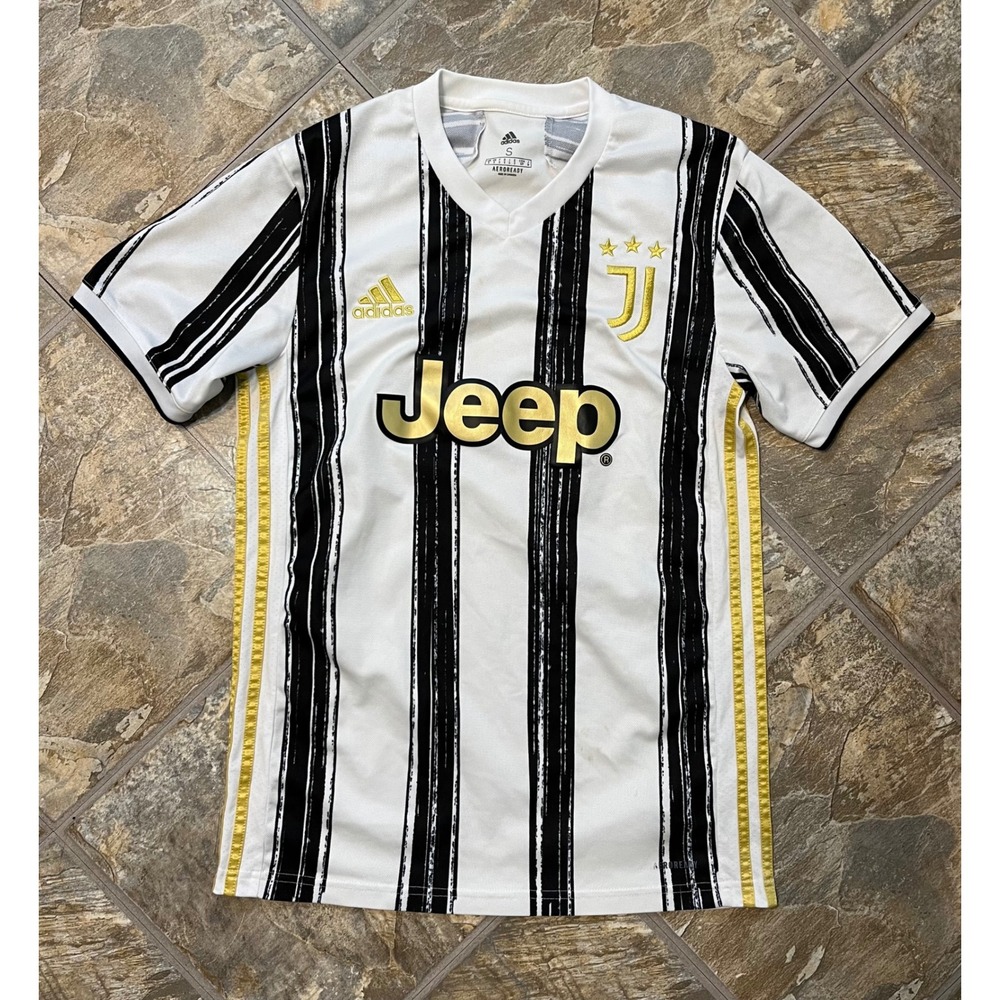 Adidas Juventus Home Jersey Mens Small White 2020-21 Aeroready EI9894